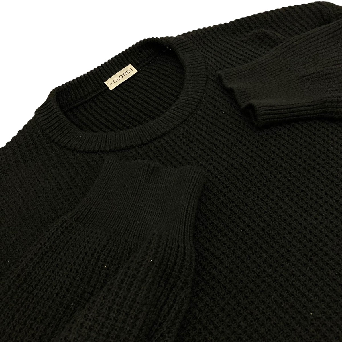 【MIDDLE GAUGE CREW NECK KNIT】スビンプラチナムニットCLF-80033