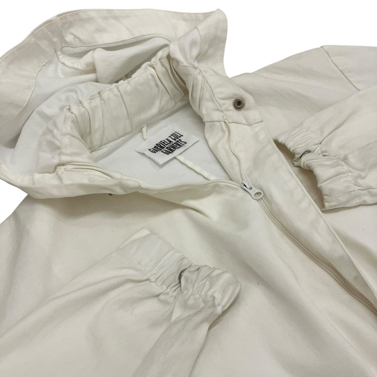 【COATED COTTON TWILL HOODED JACKET】フーデッドジャケット281