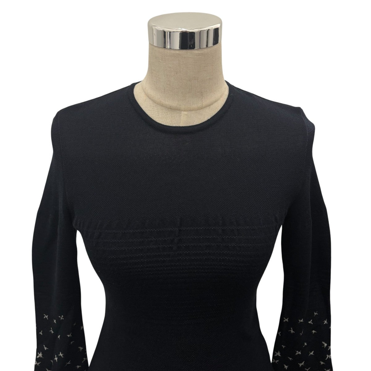 【Crane Pattern Jacquard Knitted Dress】ジャガードワンピースMM23PS-KN727