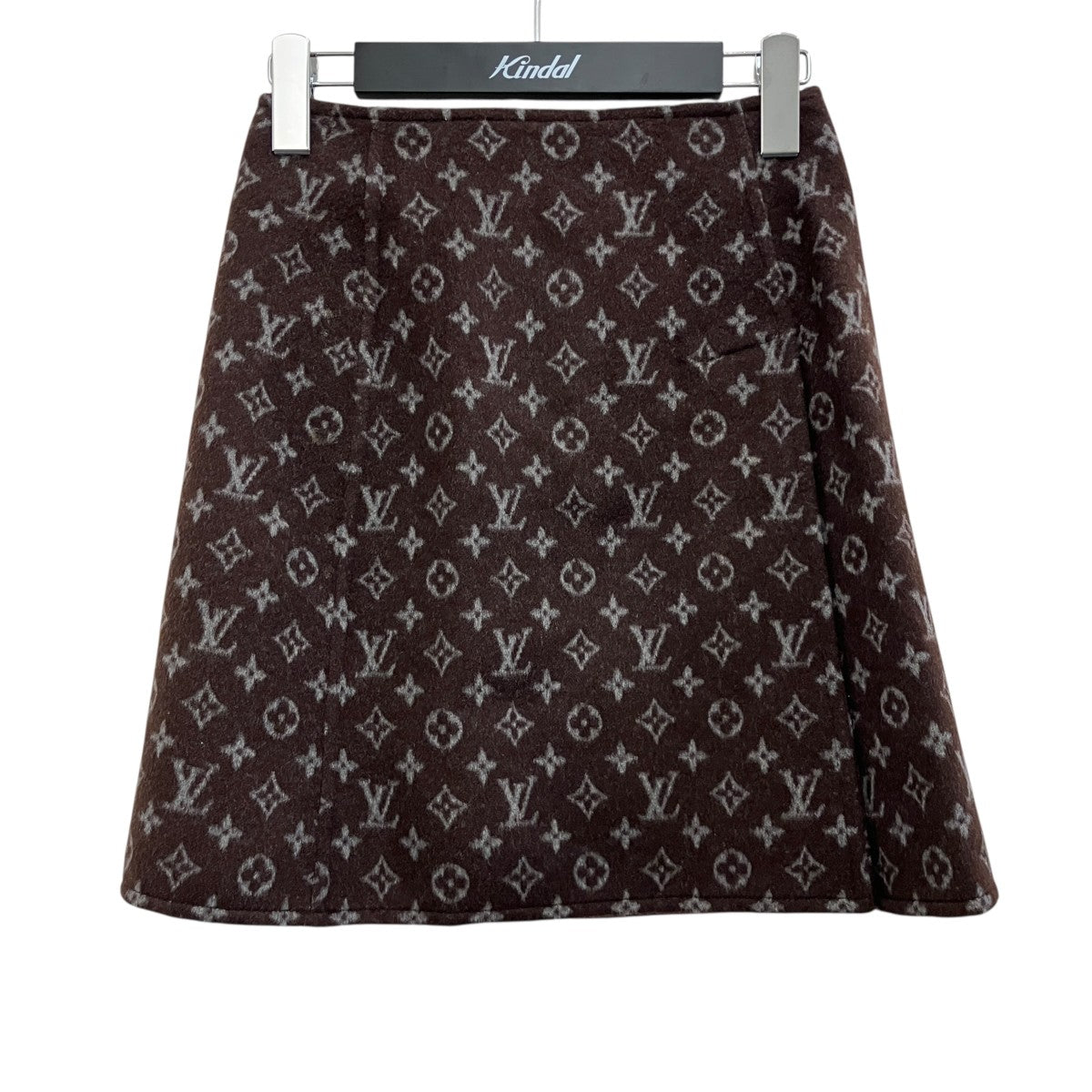 LOUIS VUITTON ウールシルクモノグラムスカートRW212W QS3 FLSK23 古着・中古-1枚目のアイテム画像