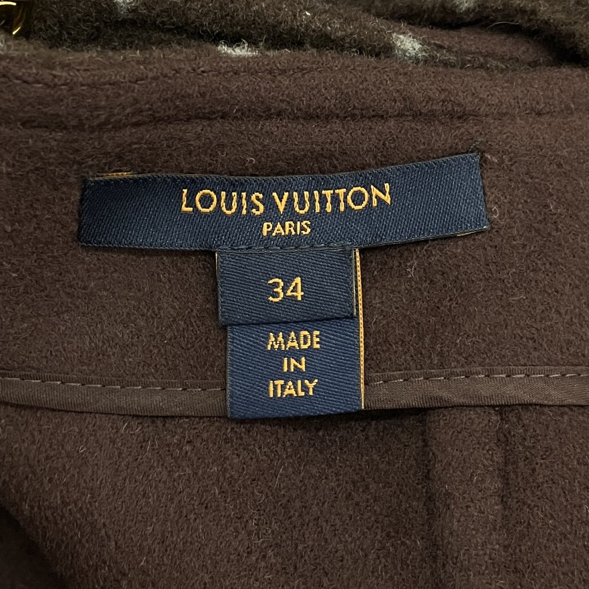 LOUIS VUITTON ウールシルクモノグラムスカートRW212W QS3 FLSK23 古着・中古-6枚目のアイテム画像