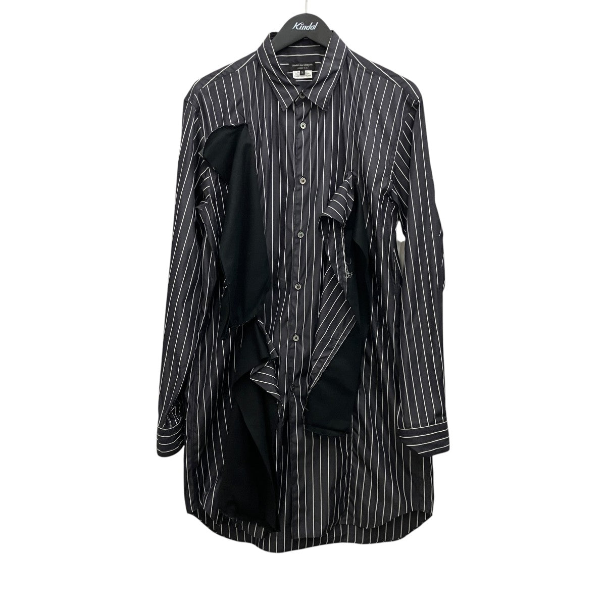 COMME des GARCONS HOMME PLUS 【AD2024】ストライプシャツPO-B019 古着・中古-1枚目のアイテム画像