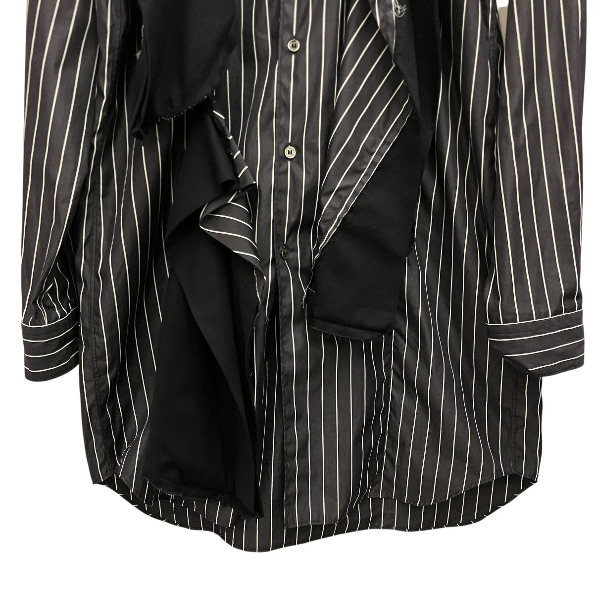 COMME des GARCONS HOMME PLUS 【AD2024】ストライプシャツPO-B019 古着・中古-4枚目のアイテム画像