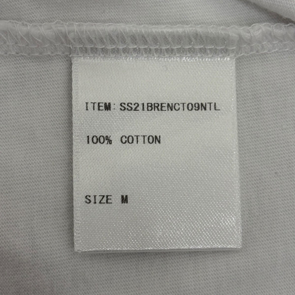 ラバーロゴTシャツS21BRENCT09NTL