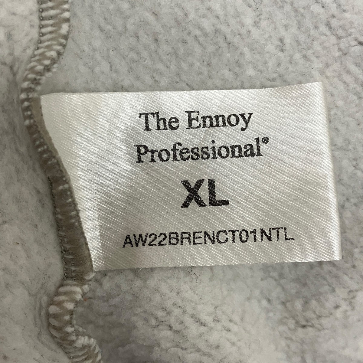 THE ENNOY PROFESSIONAL 【Crew Sweat】ロゴ刺繍スウェットAW22BRENCT01NTL 古着・中古-6枚目のアイテム画像
