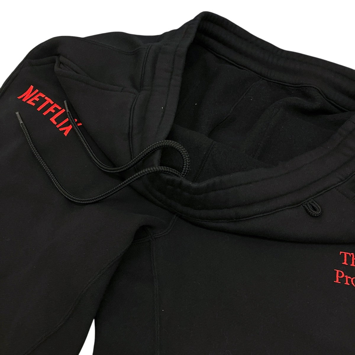 THE ENNOY PROFESSIONAL×NETFLIX ロゴ刺繍スウェットパンツAW23BRENPT06NTL 古着・中古-5枚目のアイテム画像