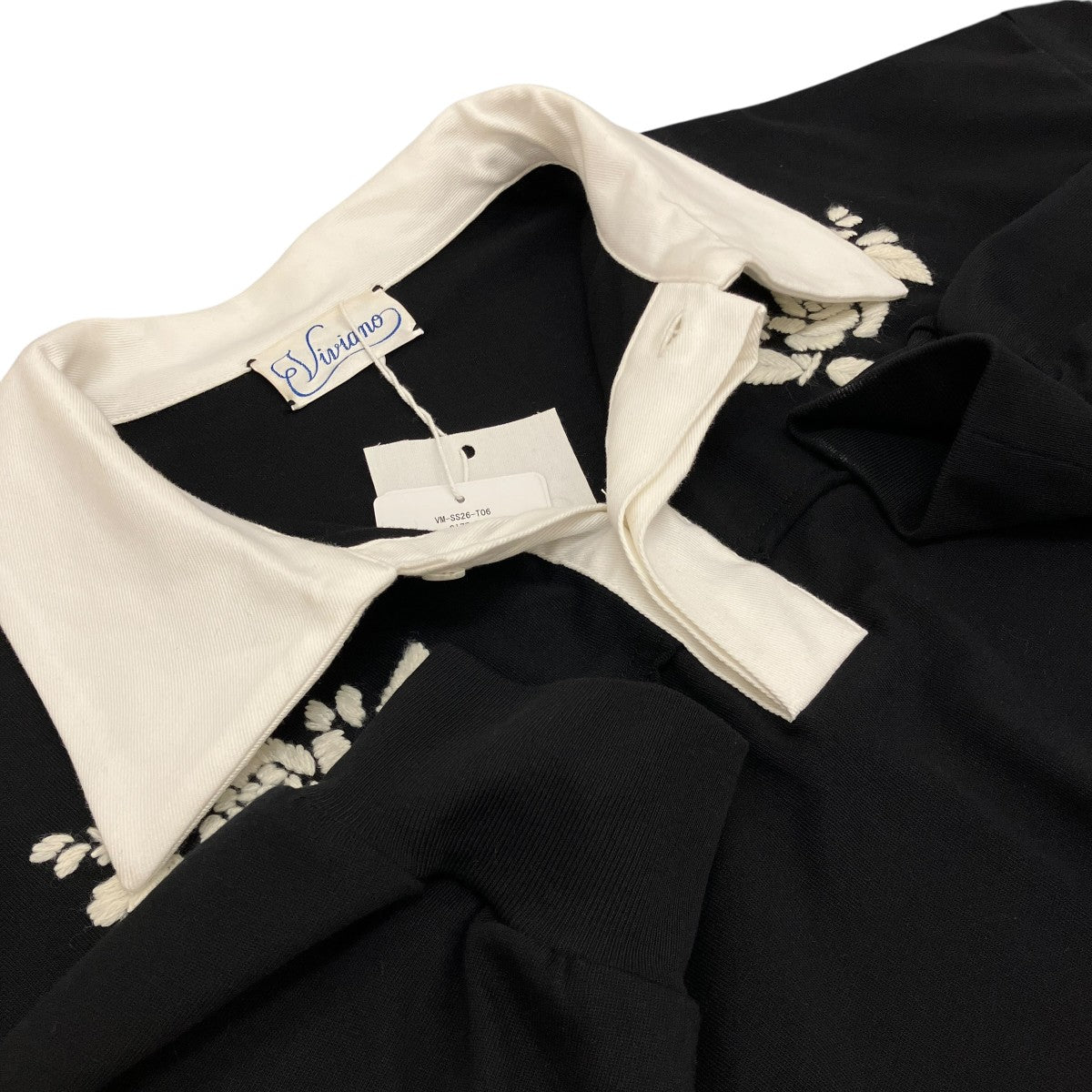 VIVIANO(ヴィヴィアーノ) 26SS【HAND EMBROIDERED RUGBY SHIRT