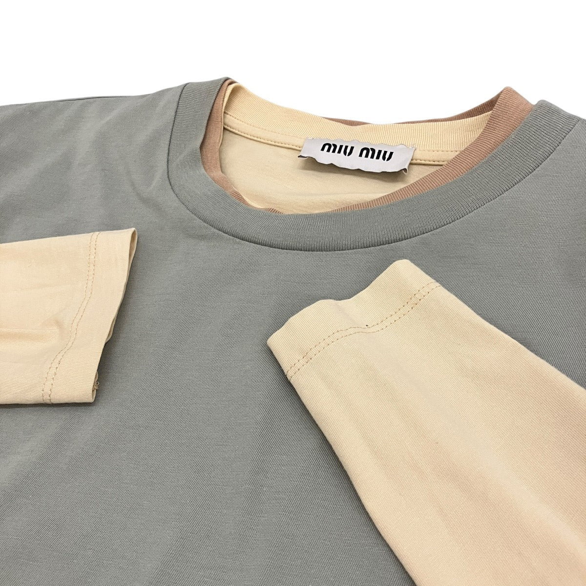 MIU MIU 3枚セットジャージー TシャツMJE15 古着・中古-5枚目のアイテム画像