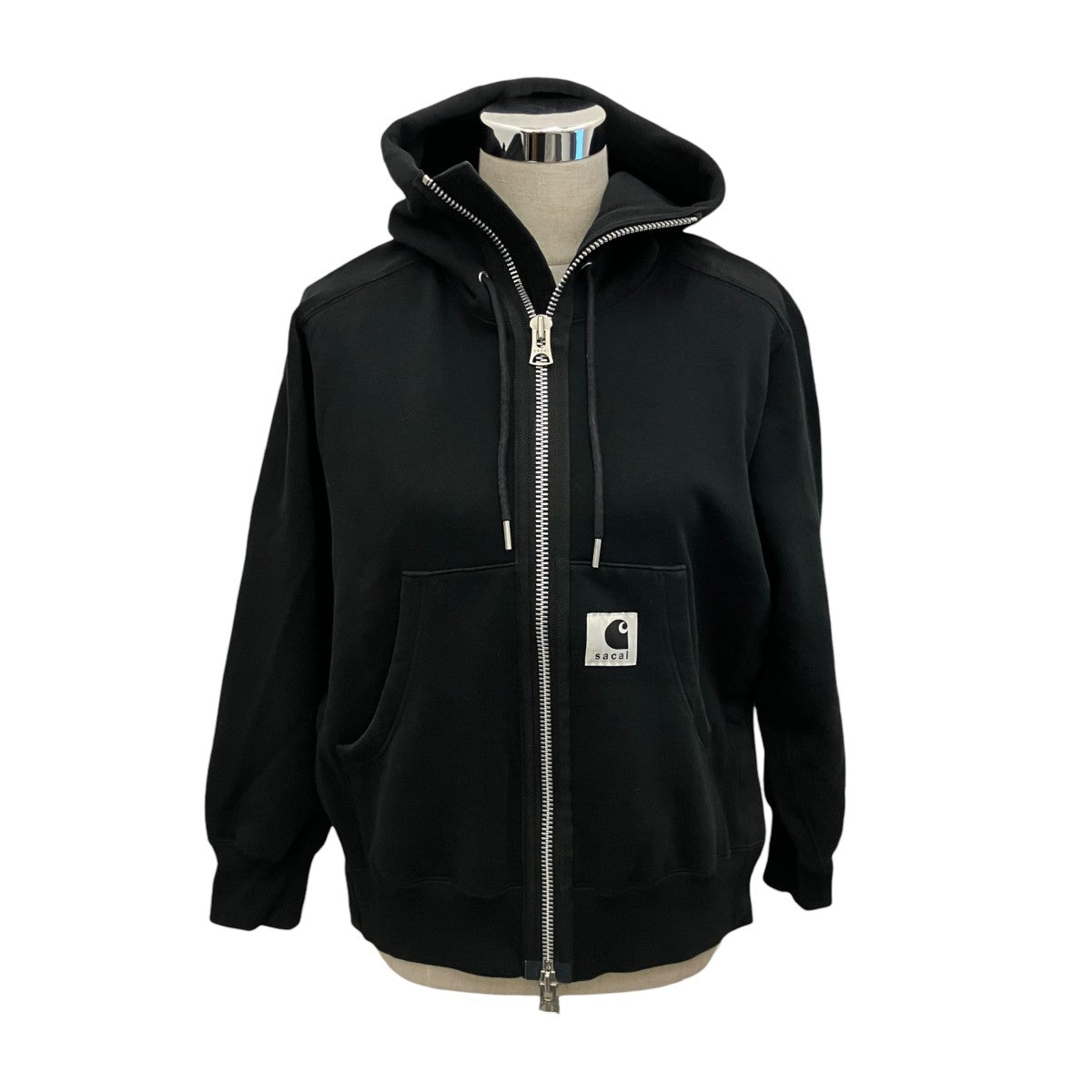 sacai×CarHartt ジップパーカー23-0556S 古着・中古-1枚目のアイテム画像