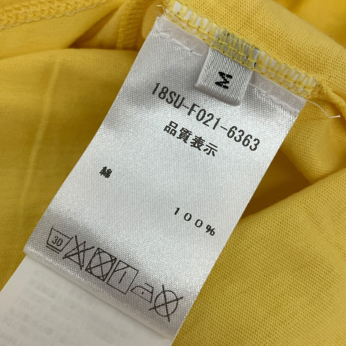 ロゴプリントTシャツ18SU-F021-6363
