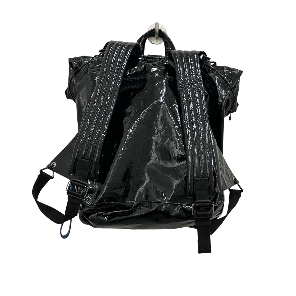 BOTTEGA VENETA パテントテントバックパック 古着・中古-2枚目のアイテム画像