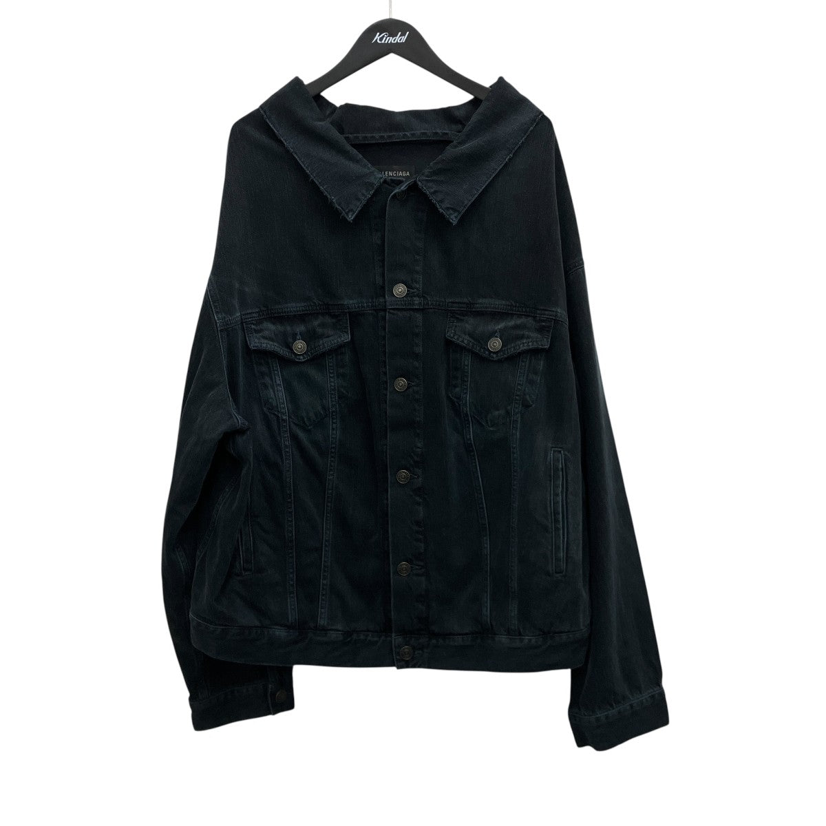 BALENCIAGA オフショルダーデニムジャケット786638 古着・中古-1枚目のアイテム画像