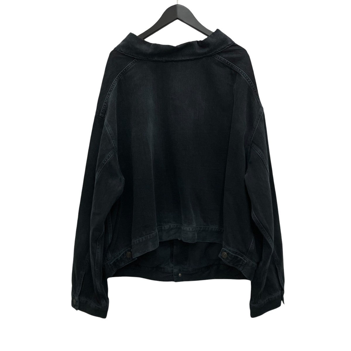 BALENCIAGA オフショルダーデニムジャケット786638 古着・中古-2枚目のアイテム画像