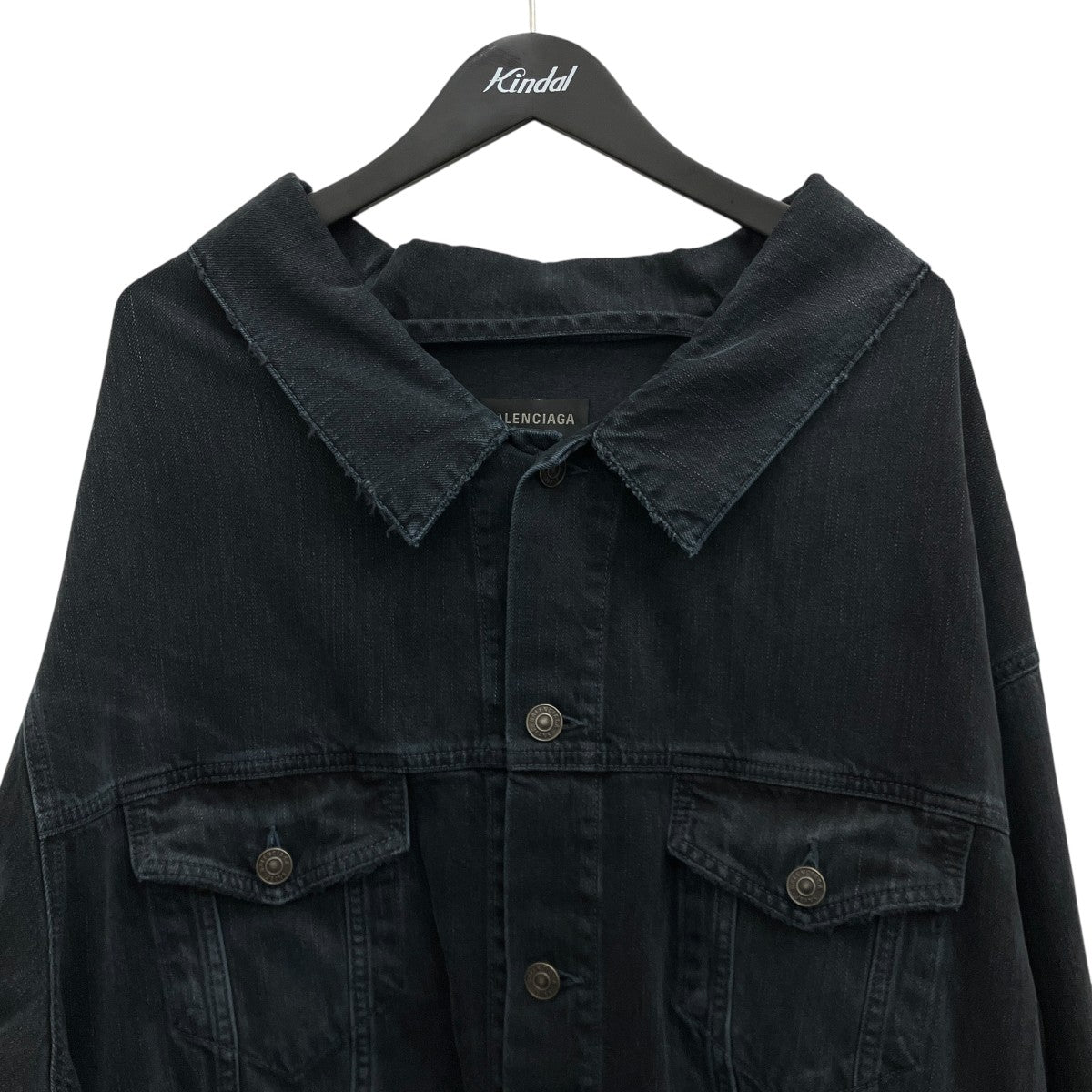 BALENCIAGA オフショルダーデニムジャケット786638 古着・中古-3枚目のアイテム画像