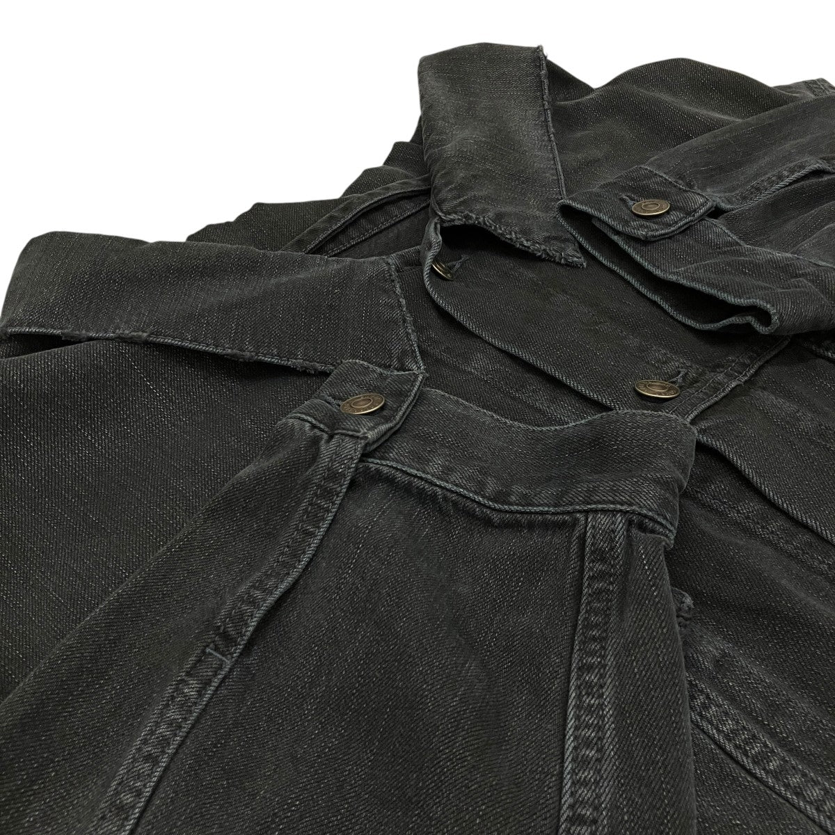 BALENCIAGA オフショルダーデニムジャケット786638 古着・中古-5枚目のアイテム画像