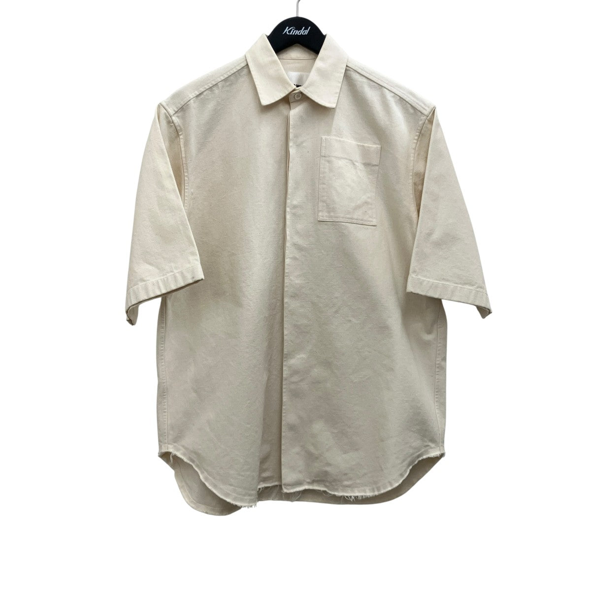 JIL SANDER バックロゴ半袖シャツJSMQ744142 古着・中古-1枚目のアイテム画像