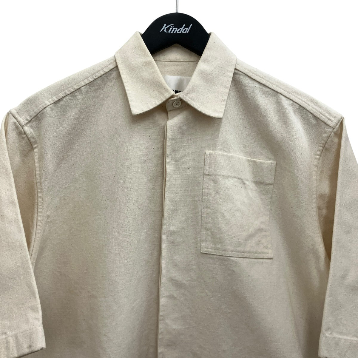 JIL SANDER バックロゴ半袖シャツJSMQ744142 古着・中古-3枚目のアイテム画像