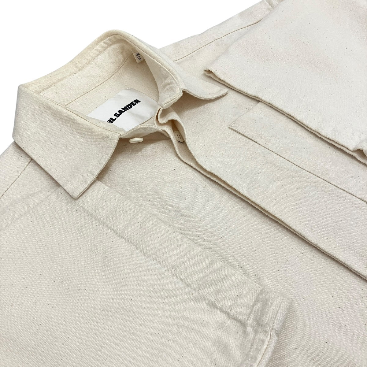 JIL SANDER バックロゴ半袖シャツJSMQ744142 古着・中古-5枚目のアイテム画像