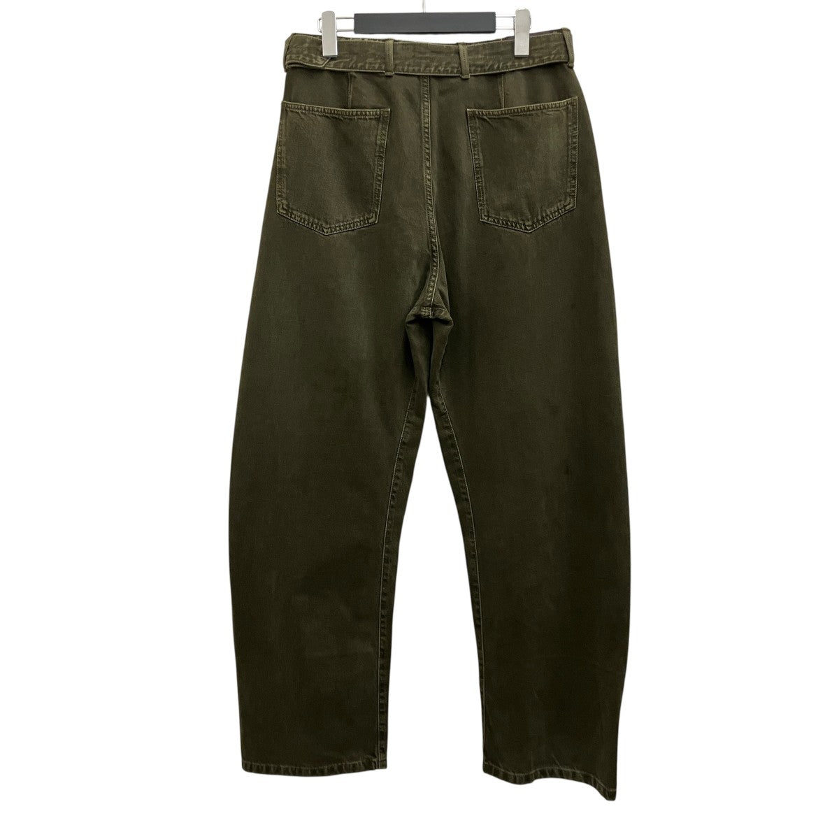 LEMAIRE ベルト付きデニムパンツ52649 古着・中古-2枚目のアイテム画像