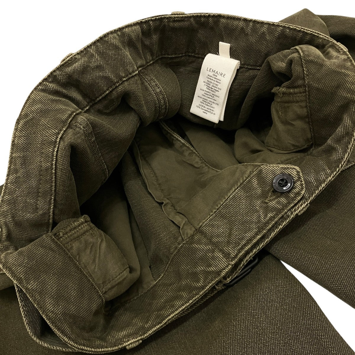 LEMAIRE ベルト付きデニムパンツ52649 古着・中古-6枚目のアイテム画像