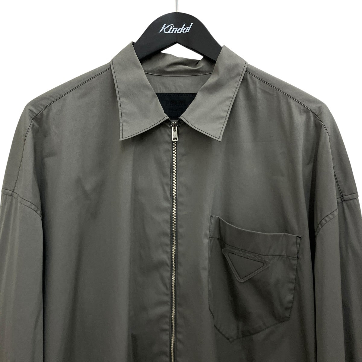 PRADA ジップアップシャツSC685 古着・中古-3枚目のアイテム画像