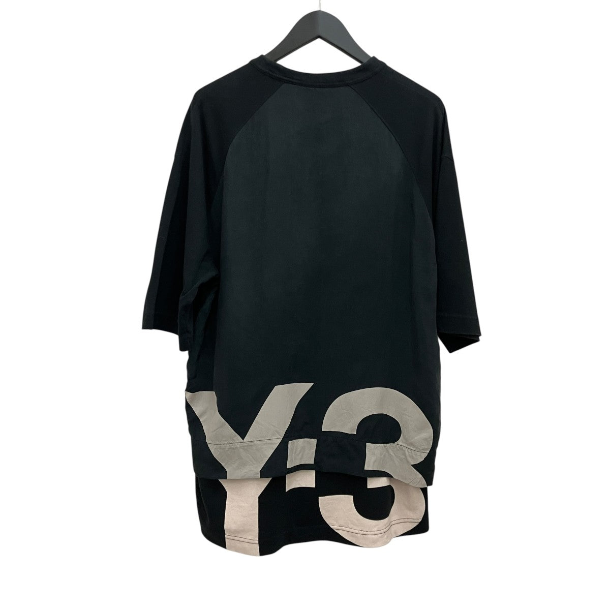 Y-3 【M SHADE RAW JERSEY GFX SS TEE LOGO】バックロゴTシャツGV6083 古着・中古-2枚目のアイテム画像