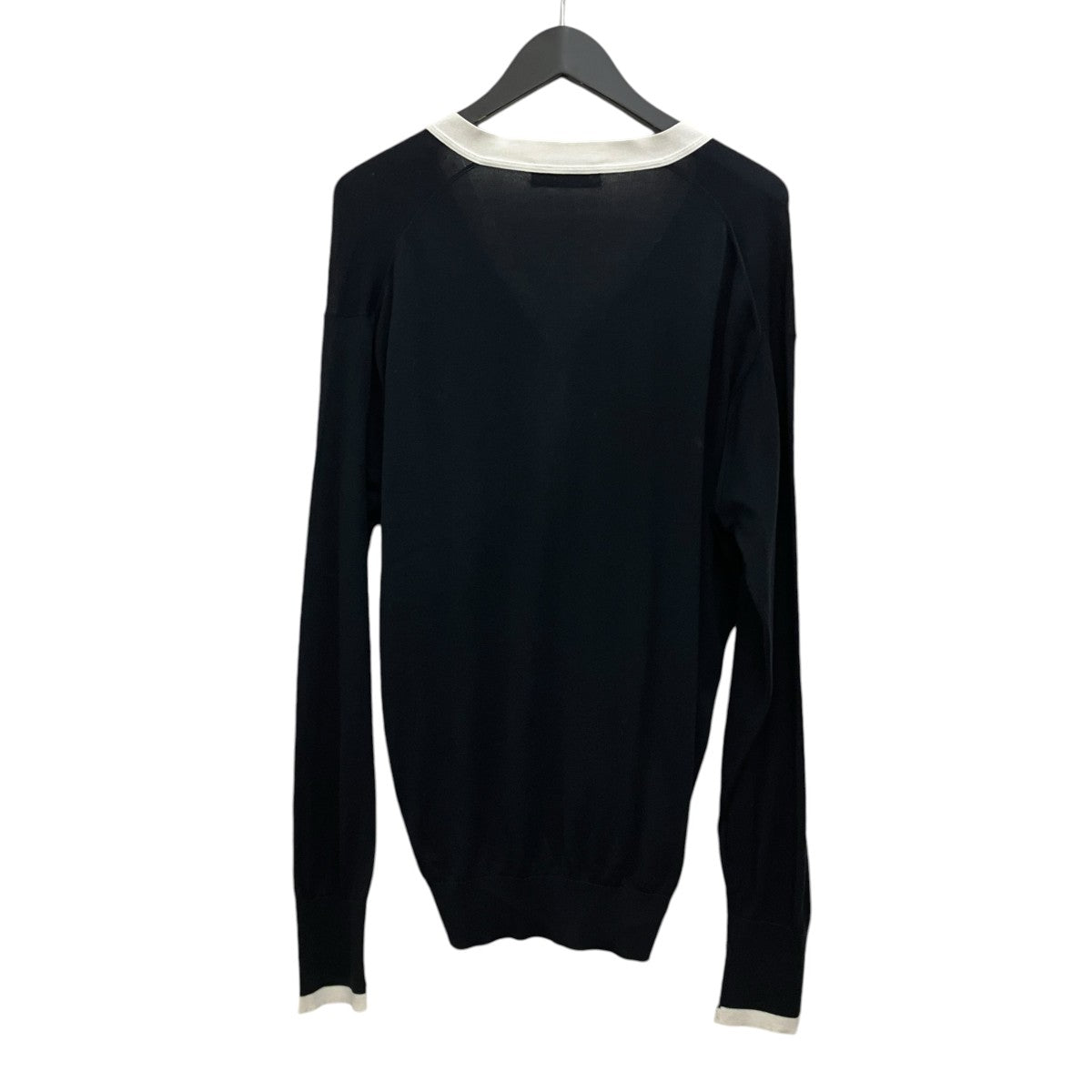 JOHN SMEDLEY×FRAGMENT DESIGN 刺繍カーディガン 古着・中古-2枚目のアイテム画像