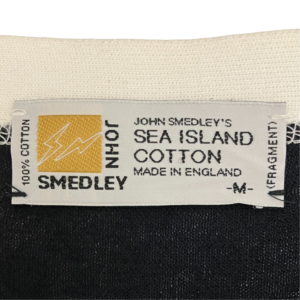 JOHN SMEDLEY×FRAGMENT DESIGN 刺繍カーディガン 古着・中古-6枚目のアイテム画像