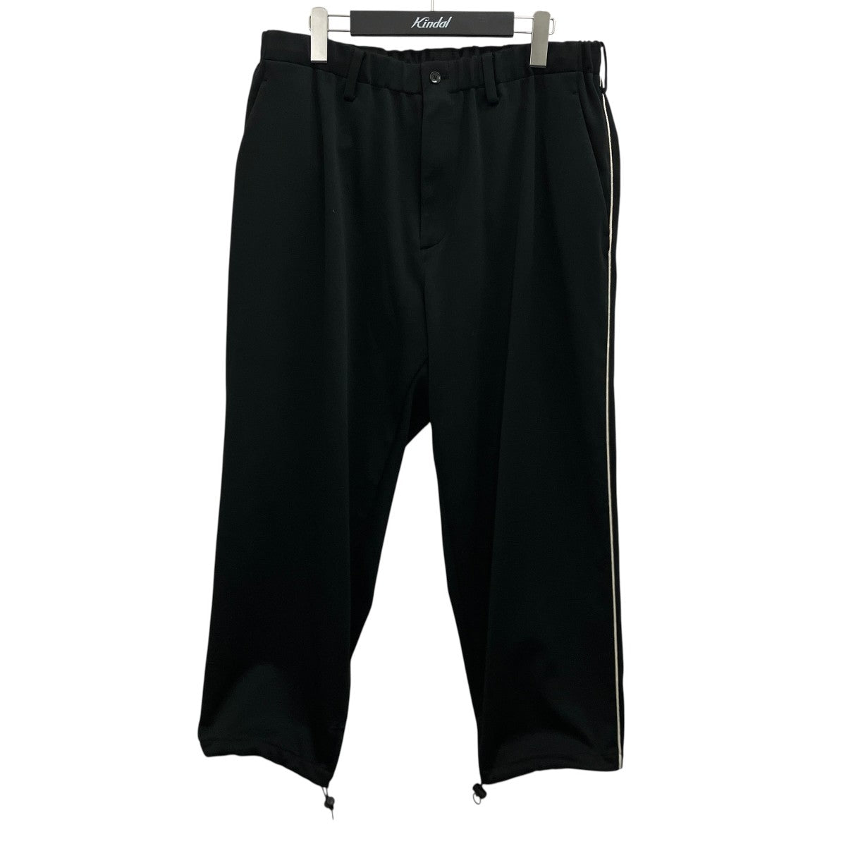 25SS【POLYESTER SMOOTH PIPING WIDE PANTS】トラックパンツGP-P25-900