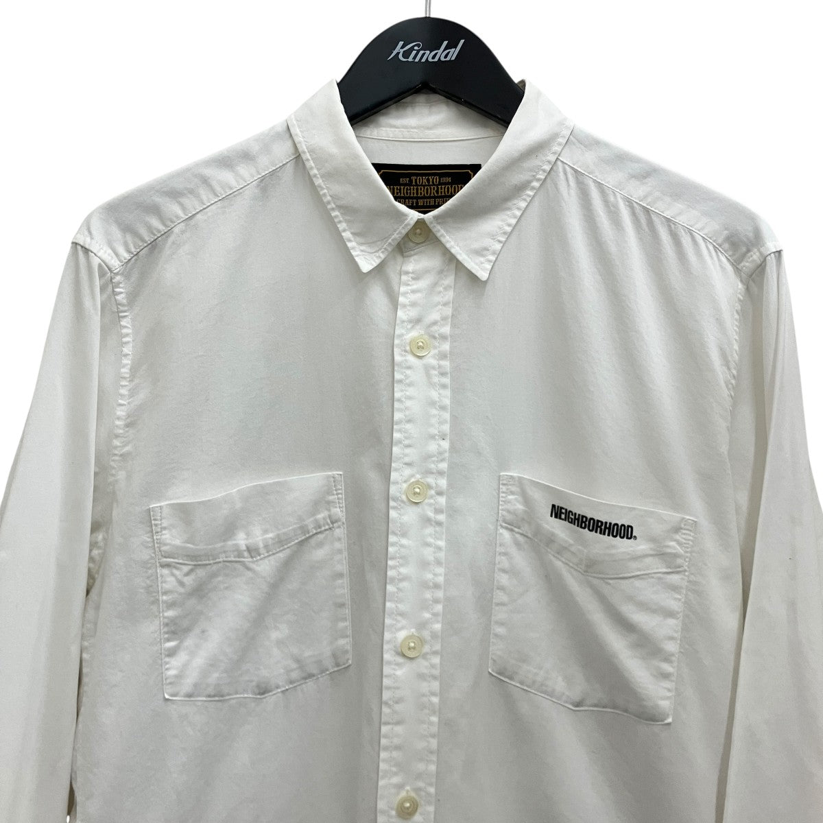 【CLASSIC OX C-SHIRT L．S】ロゴ胸ポケットシャツ172TSNN-SHM02