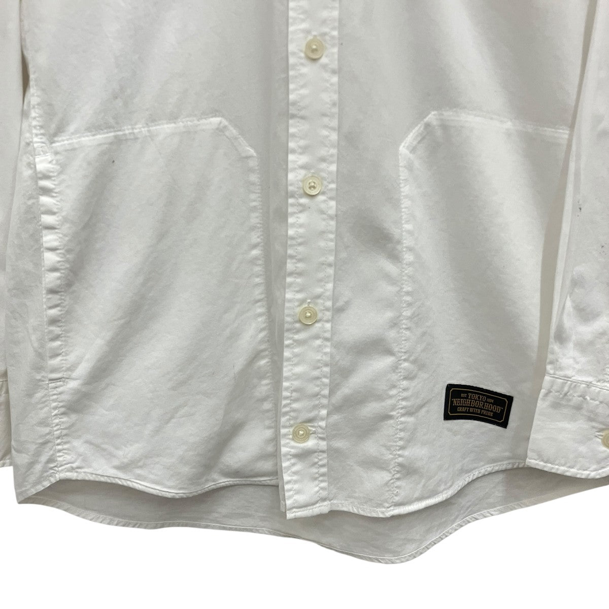 【CLASSIC OX C-SHIRT L．S】ロゴ胸ポケットシャツ172TSNN-SHM02