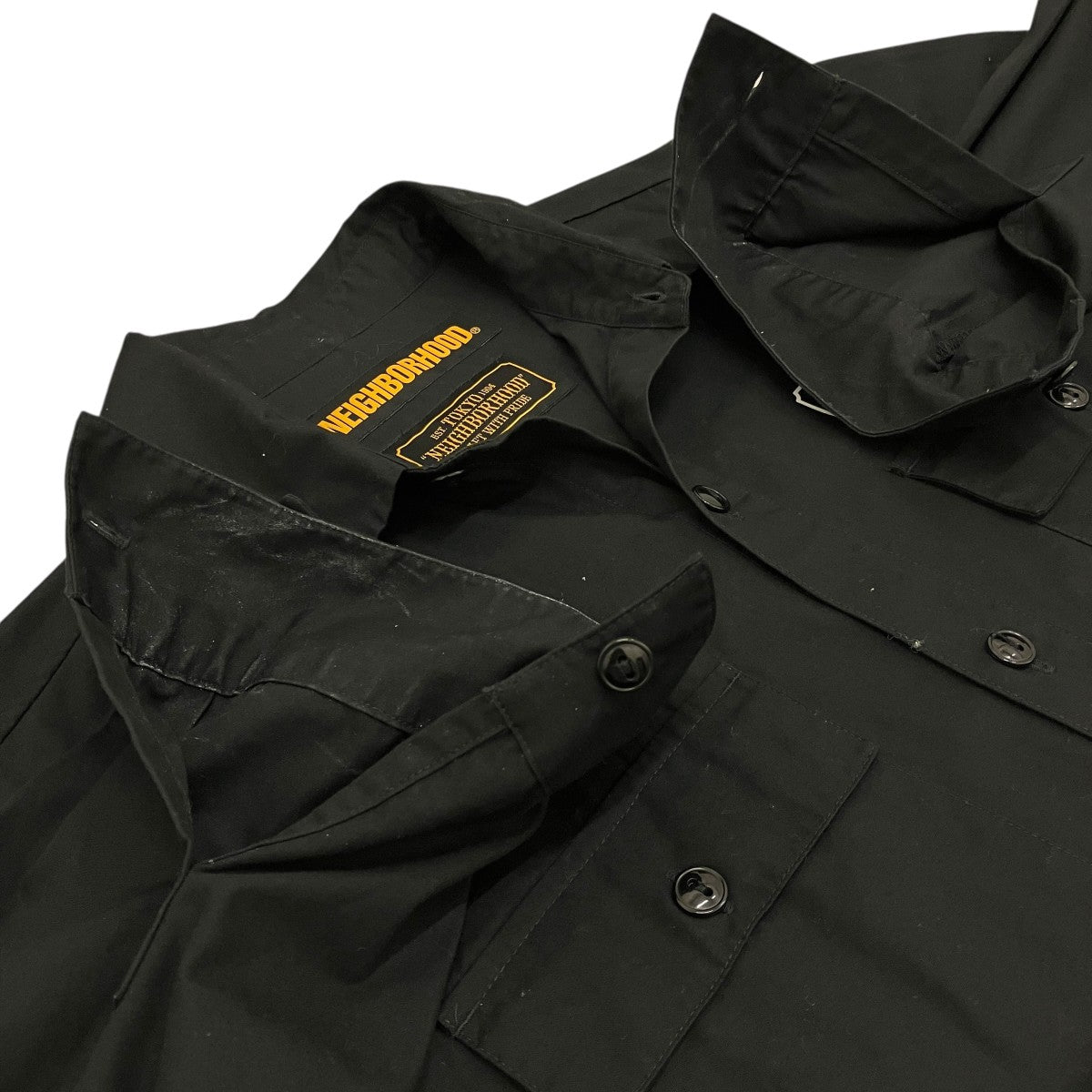 【CLASSIC WORK C-SHIRT．LS】ロゴワークシャツ181TSNH-SHM01
