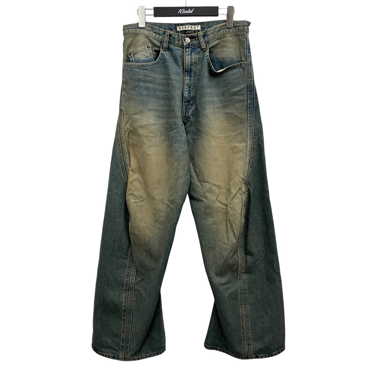 【3D Twisted Wide Leg Jeans】3DツイストデニムパンツNF241P08B