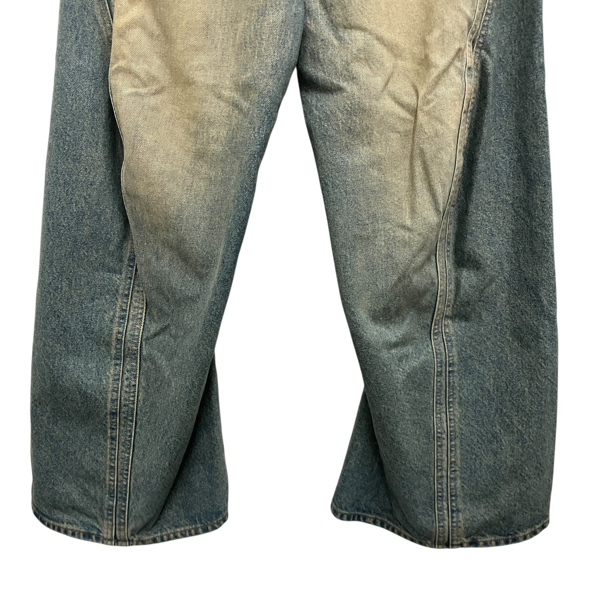 【3D Twisted Wide Leg Jeans】3DツイストデニムパンツNF241P08B