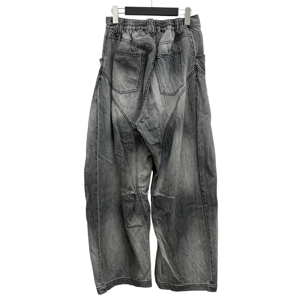 【3D Cut Prime-Wide Gathered Denim Pants】3Dデニムパンツ11261461504