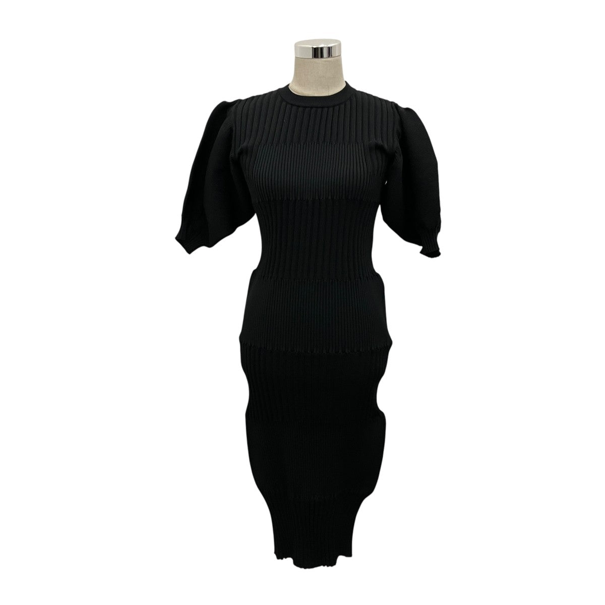 【FLUTED GLITTER SHORT PUFF SLEEVE DRESS】パフスリーブワンピースCF008KH088