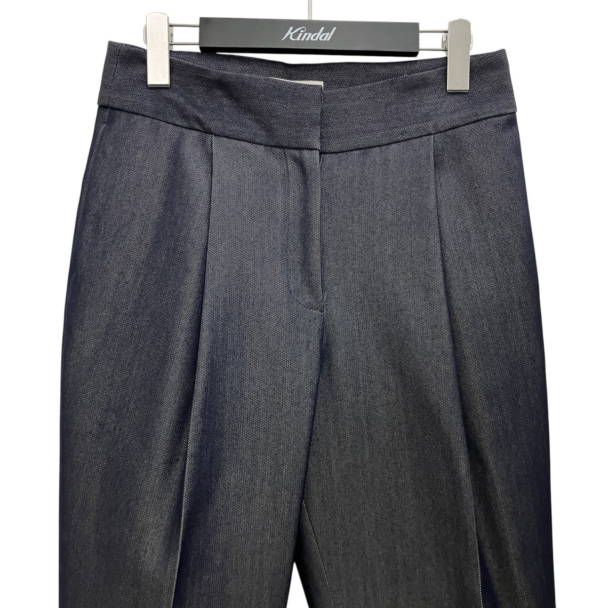 ウールブレンドデニム キャロットパンツ21AW12