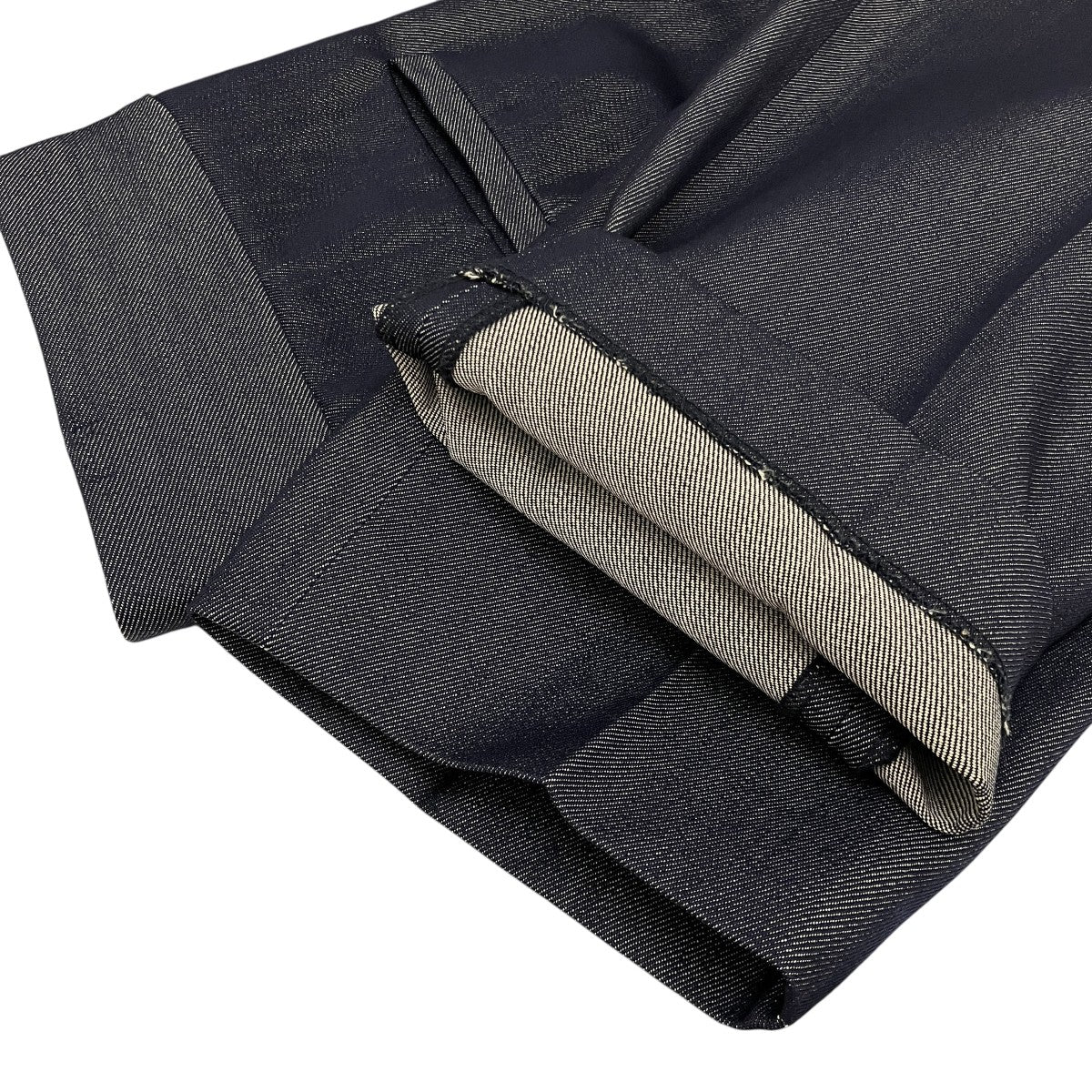 ウールブレンドデニム キャロットパンツ21AW12