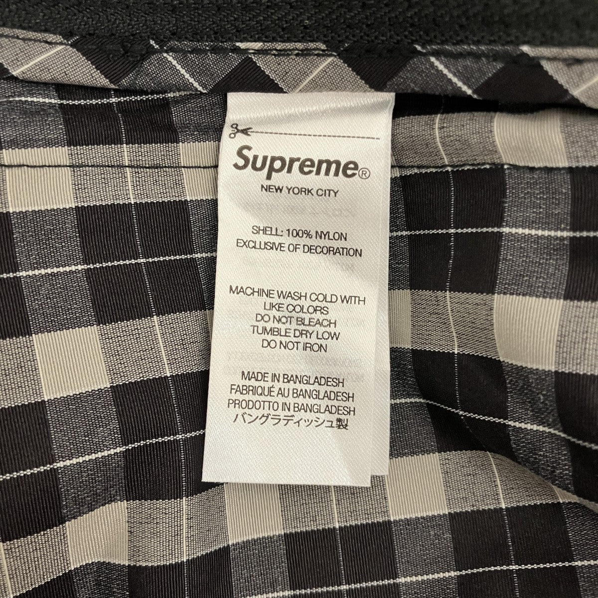 25AW【PLAID WARM UP PANT】チェックウォームアップパンツ