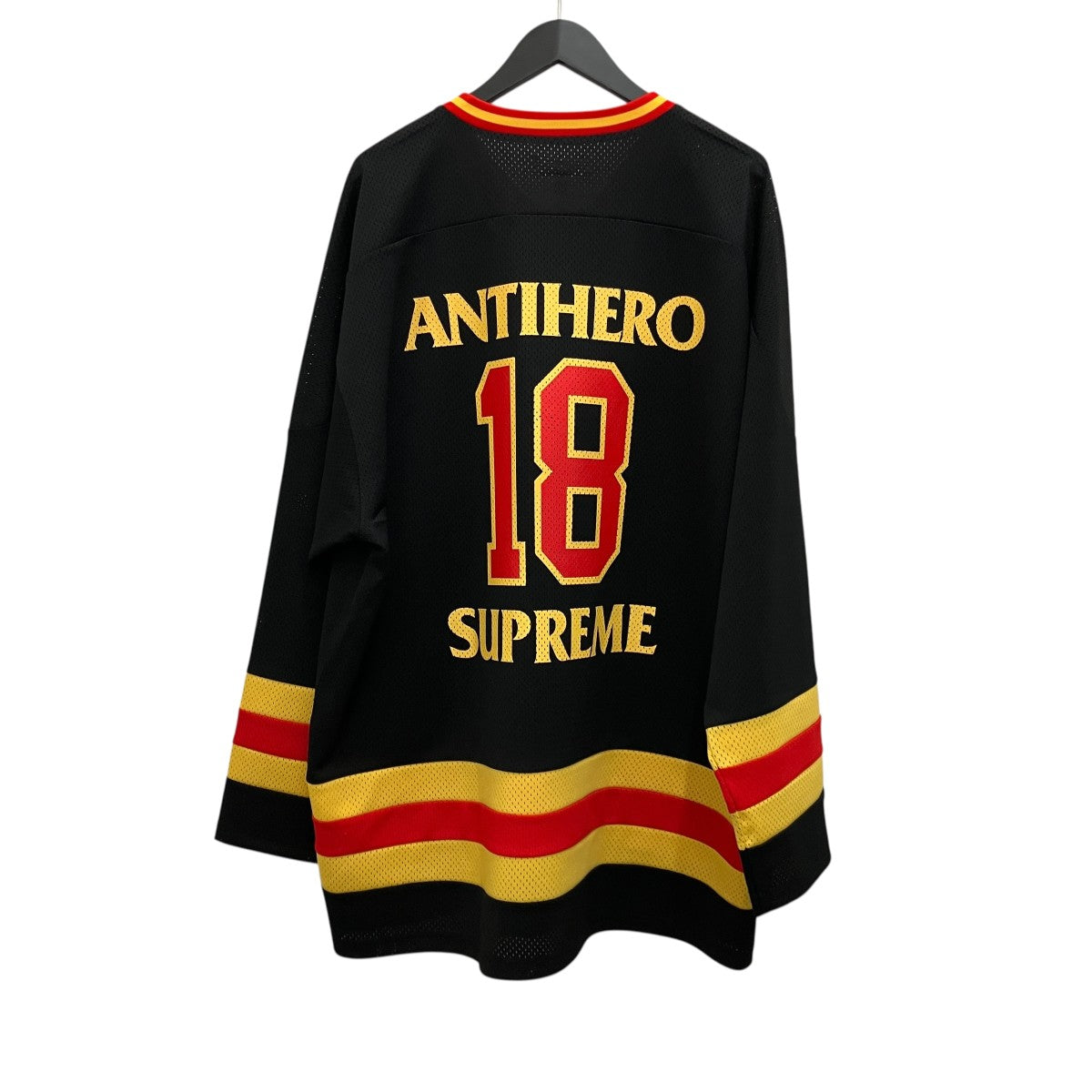 Supreme×ANTIHERO 25AW【OZZY HOCKEY JERSEY】ホッケーシャツ ブラック