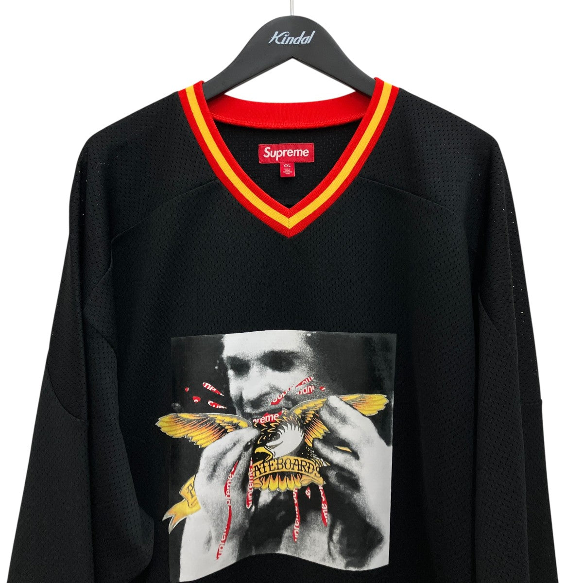 Supreme×ANTIHERO 25AW【OZZY HOCKEY JERSEY】ホッケーシャツ ブラック
