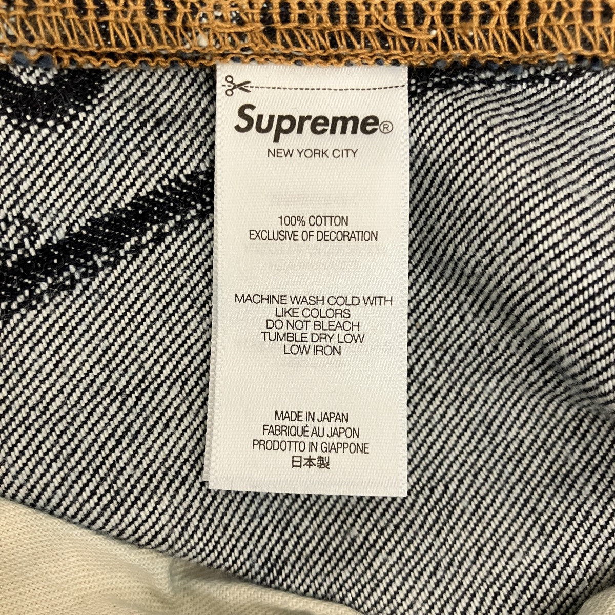 26SS【LICENSE PLATE BAGGY JEAN】デニムパンツ