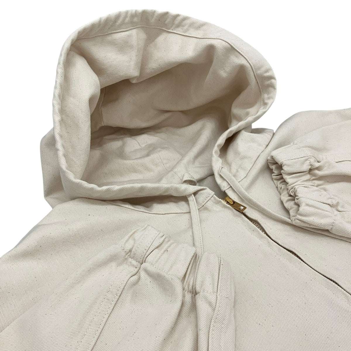 【12．5oz DENIM ZIP UP HOODED JACKET】デニムフーデッドジャケット