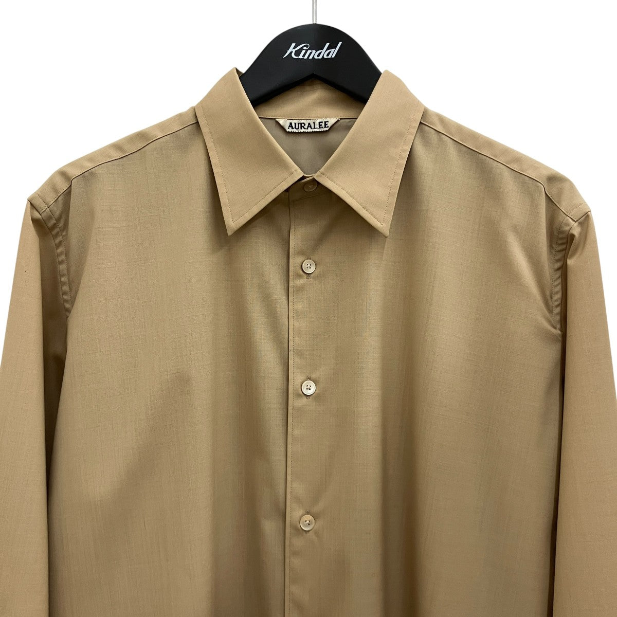 【SUPER FINE TROPICAL WOOL SHIRT】トロピカルウールシャツA24SS03WT