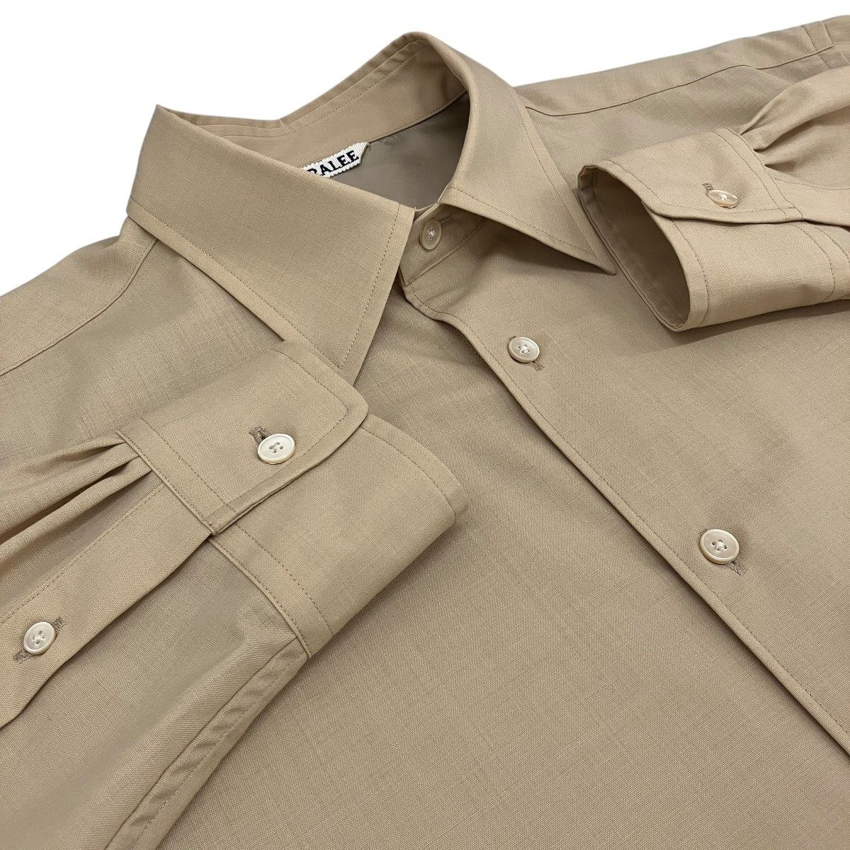 【SUPER FINE TROPICAL WOOL SHIRT】トロピカルウールシャツA24SS03WT