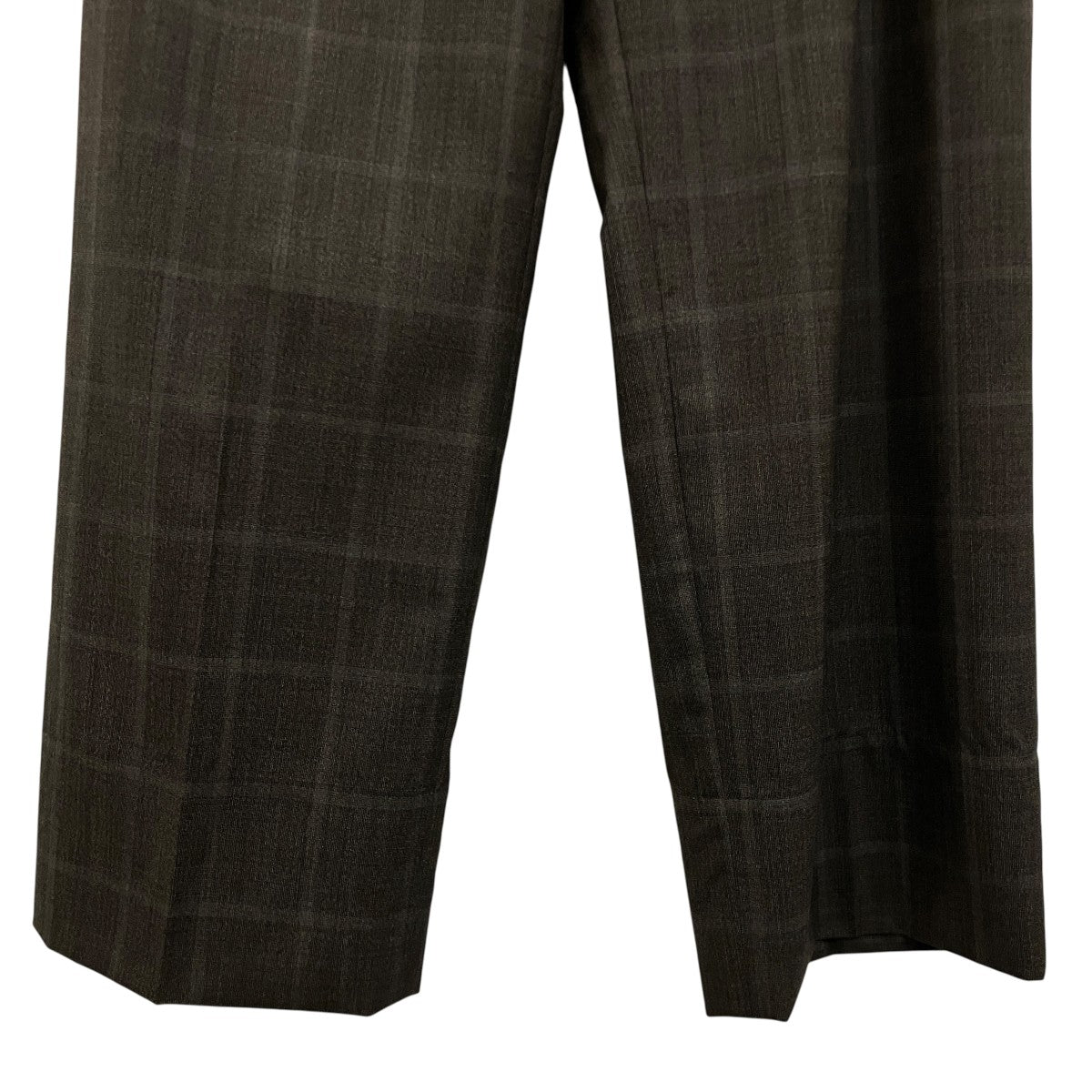 【JEFFERLY 杢 BROWN CHECK】チェックパンツMT6103-0205B