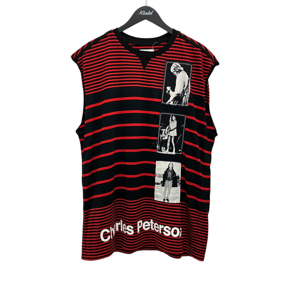 【JIMMY STRIPE OVERSIZED CREW NECK TANK TOP】ボーダータンクトップsc.0012aSS19