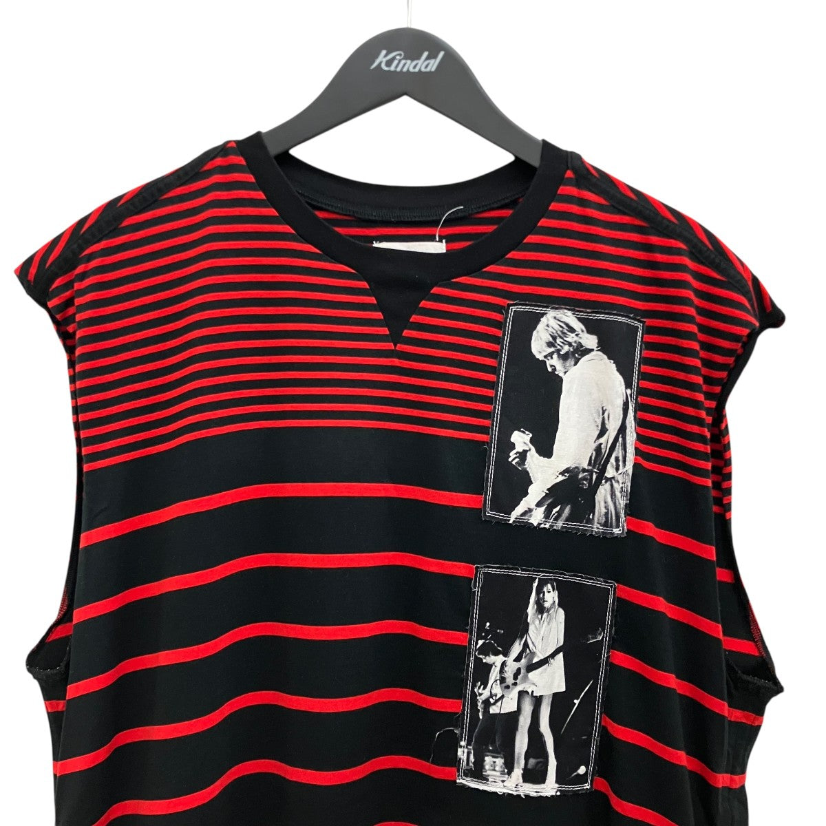 【JIMMY STRIPE OVERSIZED CREW NECK TANK TOP】ボーダータンクトップsc.0012aSS19