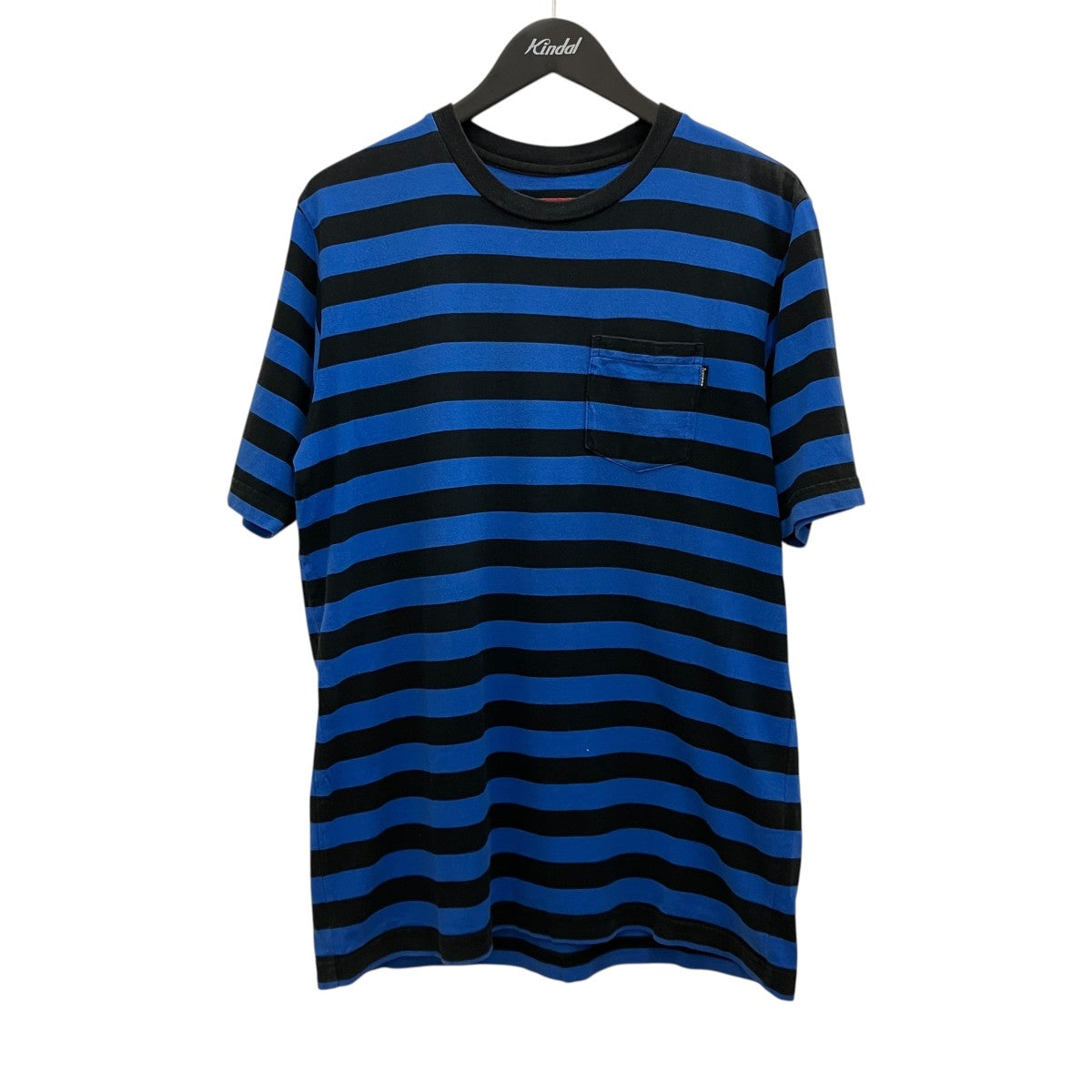 ボーダー胸ポケットTシャツ