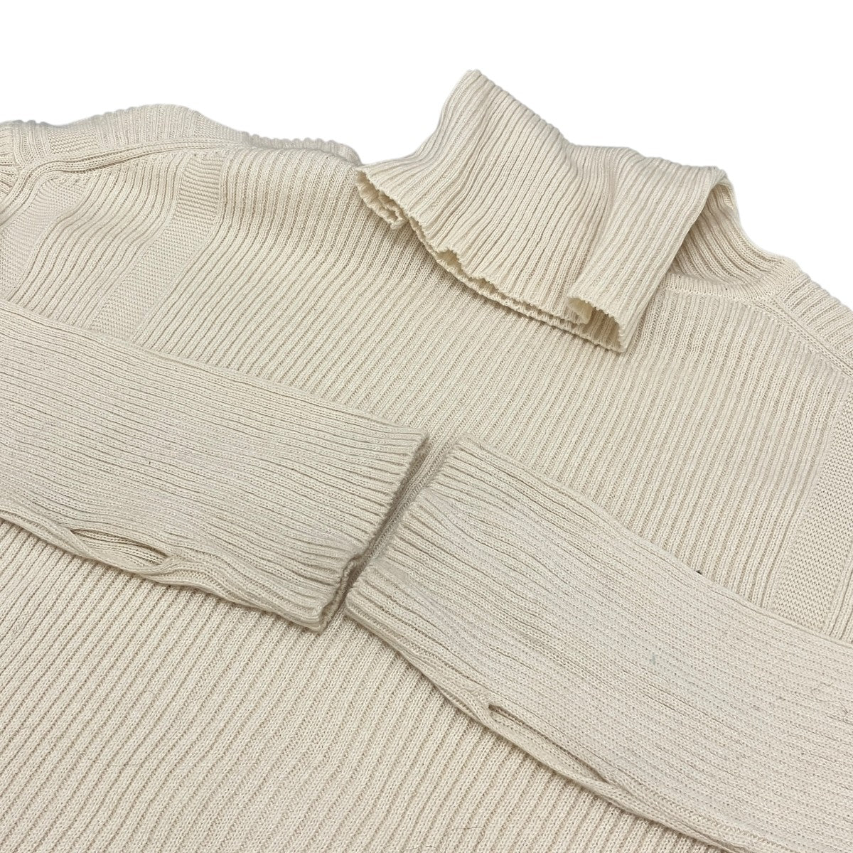 【TURTLENECK RIB KNIT】タートルネックニットS121225